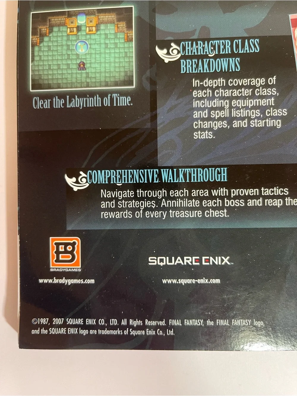 FINAL FANTASY l & II Playstation Portable Strategy GUIDES BRADY GAMES EUC